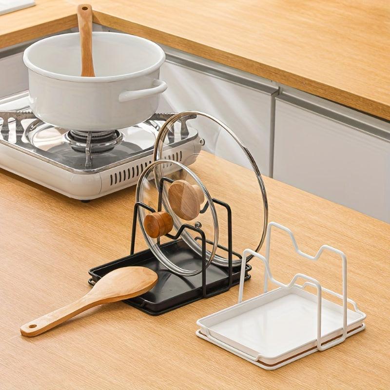 Pot Lid Holder Cutting Board Rack Chopping Block Storage