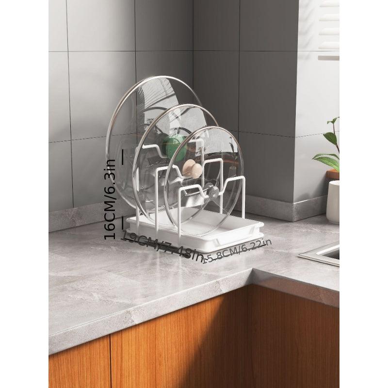 Pot Lid Holder Cutting Board Rack Chopping Block Storage