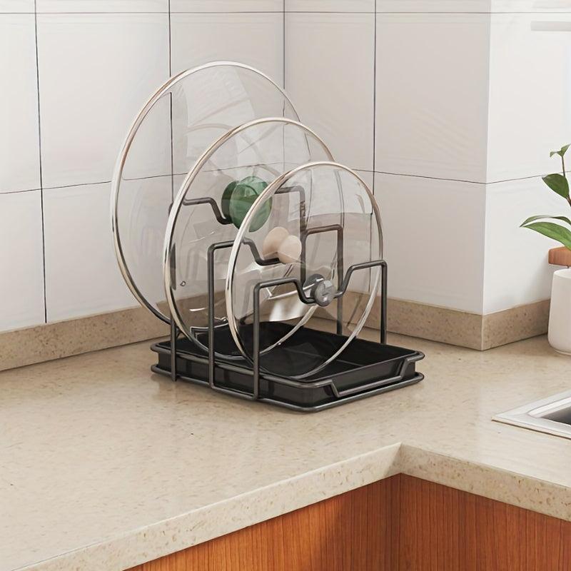 Pot Lid Holder Cutting Board Rack Chopping Block Storage