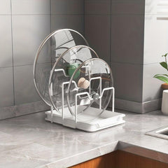 Pot Lid Holder Cutting Board Rack Chopping Block Storage