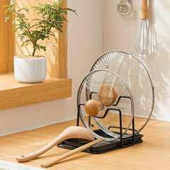 Pot Lid Holder Cutting Board Rack Chopping Block Storage