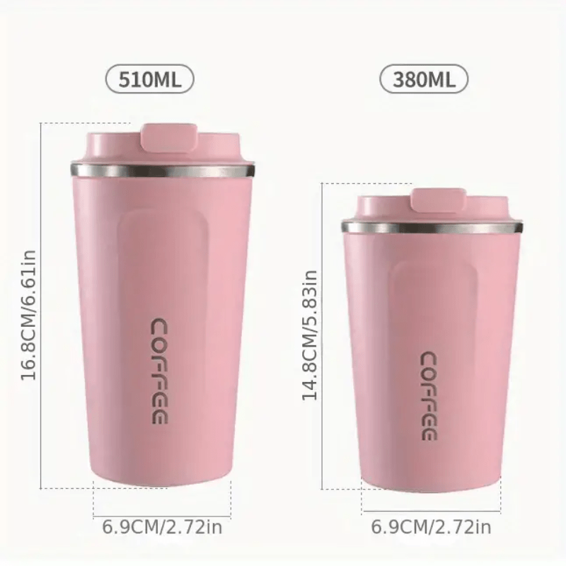 Stainless Steel Travel Coffee Cup 17 oz