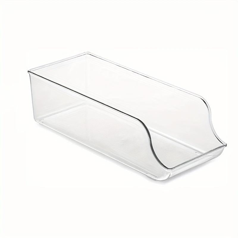 2pcs Clear Can Dispenser Storage Bins Organizer for Freezer Pantry