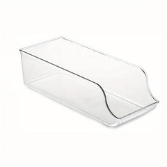 2pcs Clear Can Dispenser Storage Bins Organizer for Freezer Pantry