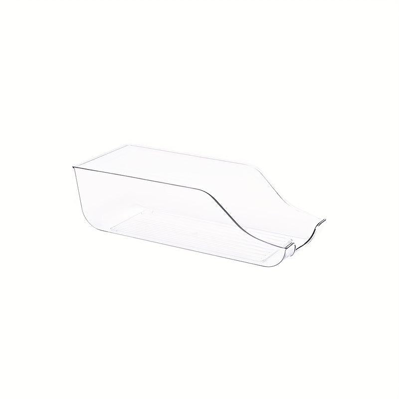 2pcs Clear Can Dispenser Storage Bins Organizer for Freezer Pantry