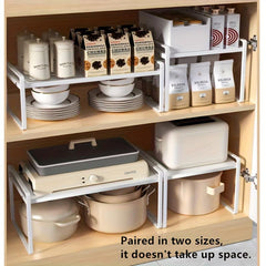 Heavy Metal Microwave Oven Storage Rack for Kitchen Organization