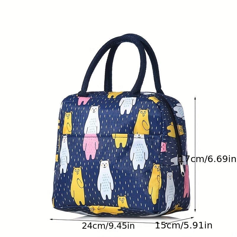 Insulated Leakproof Lunch Bag with Aluminum Foil Liner