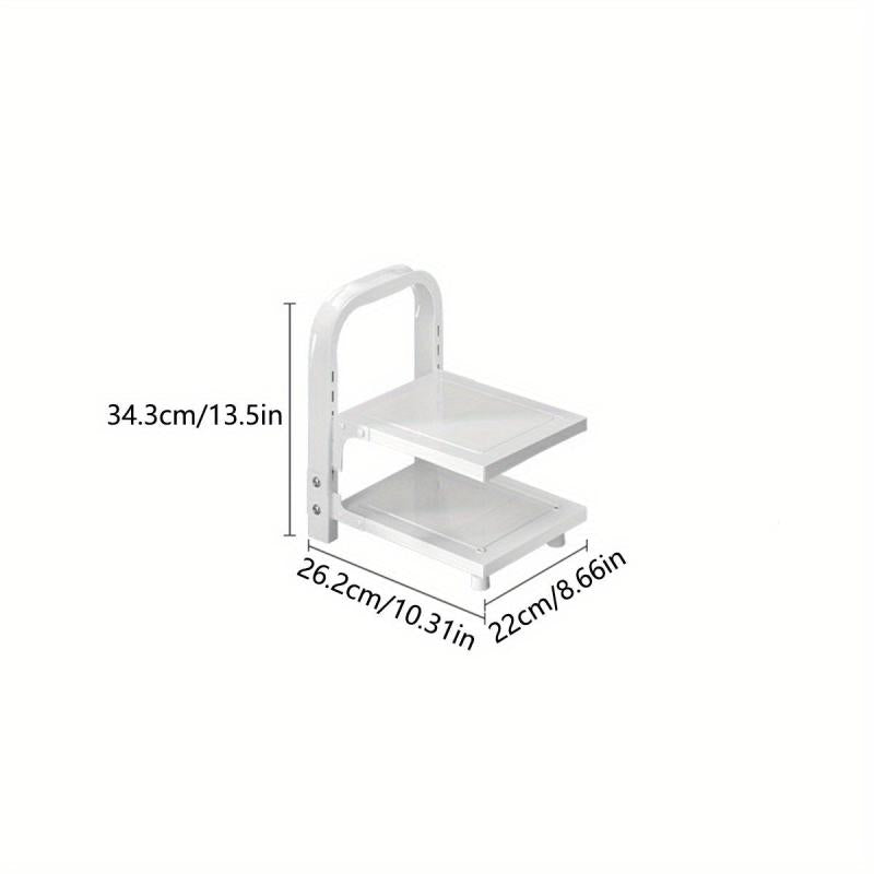 Pot Rack Organizer 3 Tiers for Kitchen Storage Adjustable Lid Holders