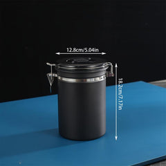 Stainless Steel Airtight Coffee Container Canister Set with Spoon