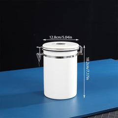 Stainless Steel Airtight Coffee Container Canister Set with Spoon