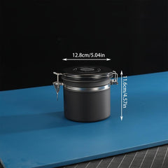 Stainless Steel Airtight Coffee Container Canister Set with Spoon