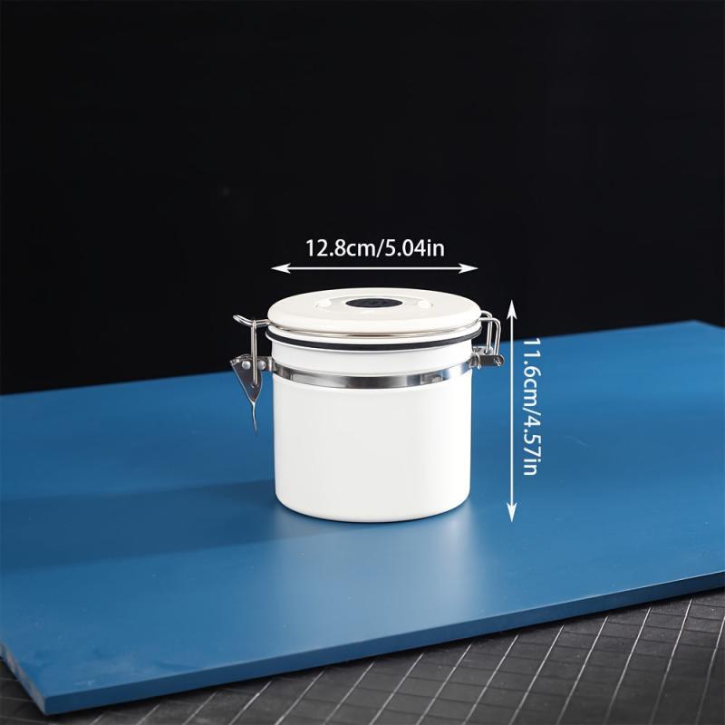 Stainless Steel Airtight Coffee Container Canister Set with Spoon