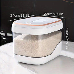 Rice Bucket Food Jar Moisture-Proof Sealed Box for Cereal Tea Nuts Coffee Beans