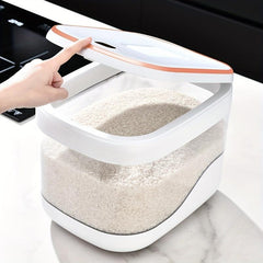 Rice Bucket Food Jar Moisture-Proof Sealed Box for Cereal Tea Nuts Coffee Beans