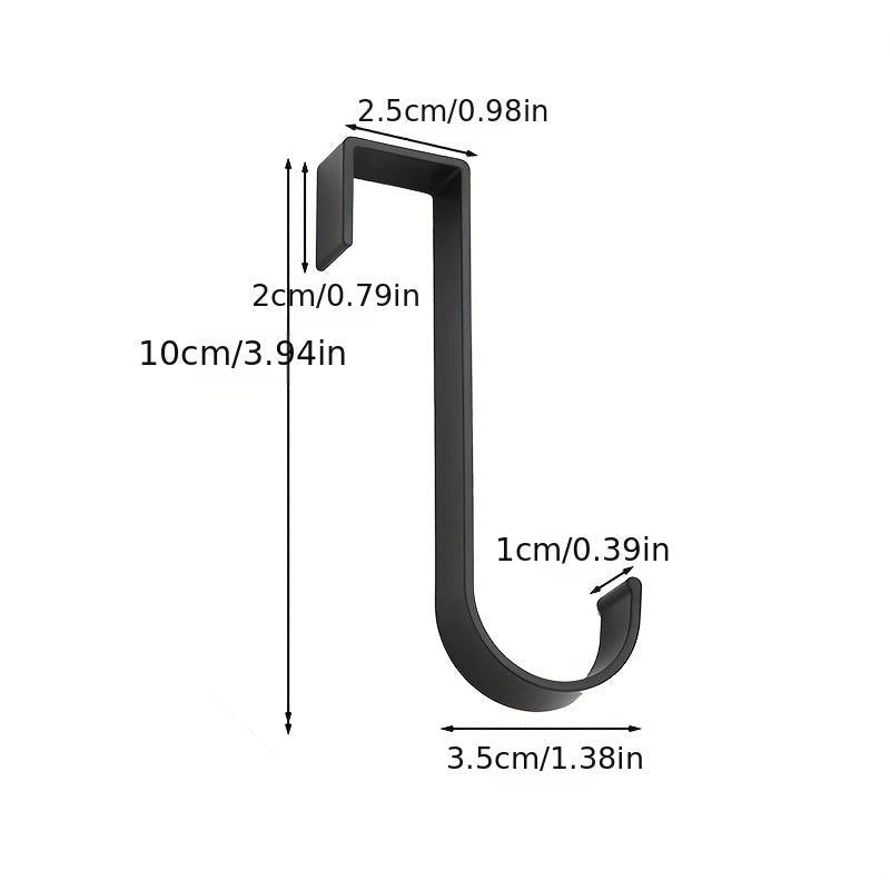 Hanging Rod Hook Pot Racks Hooks Bathroom Towel Rack Kitchen Cabinet Door Hook