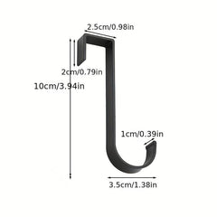 Hanging Rod Hook Pot Racks Hooks Bathroom Towel Rack Kitchen Cabinet Door Hook