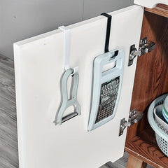 Hanging Rod Hook Pot Racks Hooks Bathroom Towel Rack Kitchen Cabinet Door Hook