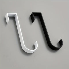 Hanging Rod Hook Pot Racks Hooks Bathroom Towel Rack Kitchen Cabinet Door Hook