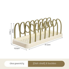 1pc Multifunctional Dish Rack for Kitchen Storage