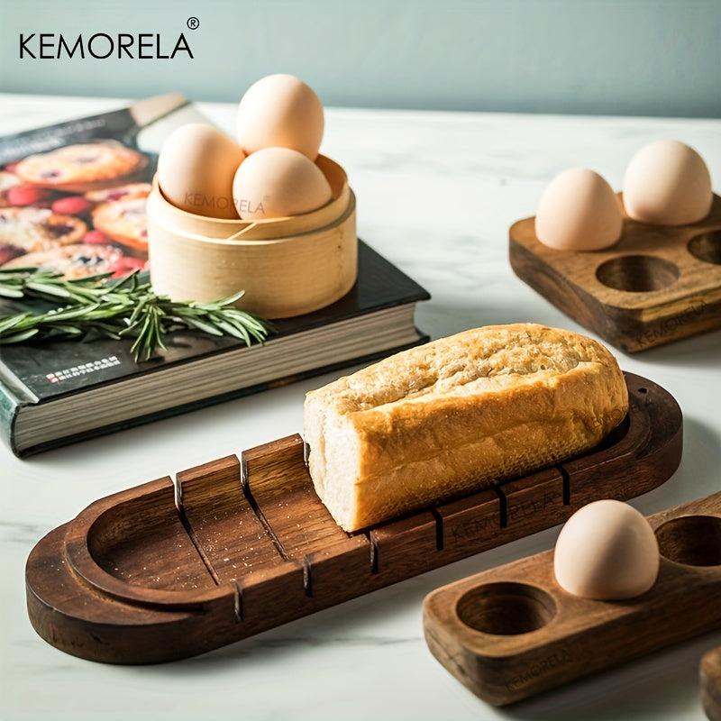 1pc Wooden Egg Storage Box Kitchen Organizer