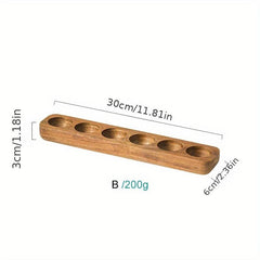 1pc Wooden Egg Storage Box Kitchen Organizer