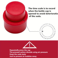 Creative Inflatable Soda Lid Fresh Preservation Bottle Cap