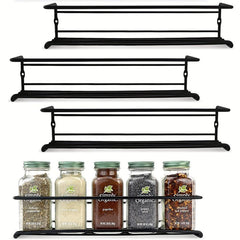 Kitchen Storage Rack Metal Holder For Spice Storage And Draining Ra