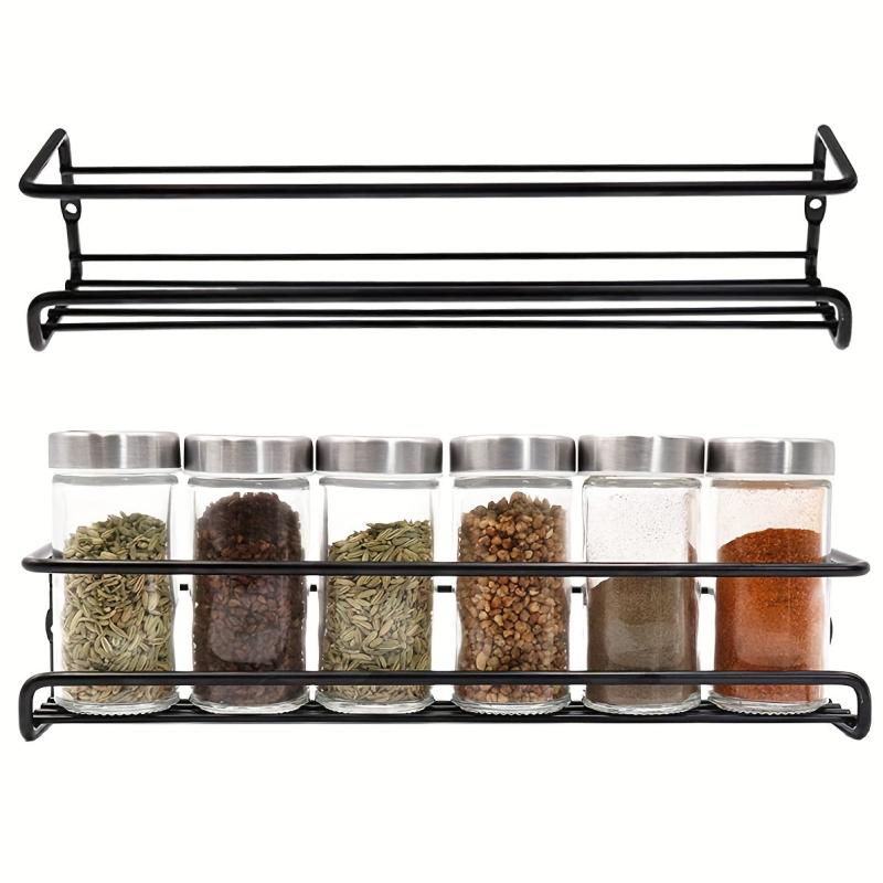 Kitchen Storage Rack Metal Holder For Spice Storage And Draining Ra