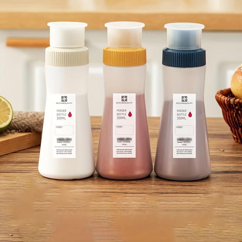 1pc Squeeze Plastic Shaker Bottle Kitchen Seasoning Shaker Sugar Powder