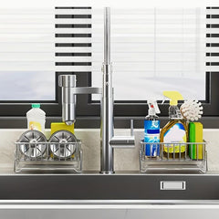 Sink Sponge Rack Hand Sanitizer Storage Basket Drain Rack Kitchen Utensil