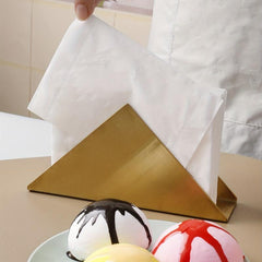 Modern Triangle Napkin Holder Stand for Car and Tabletop