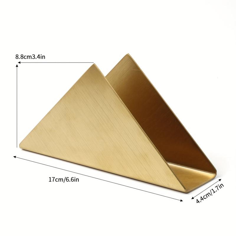 Modern Triangle Napkin Holder Stand for Car and Tabletop