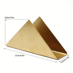 Modern Triangle Napkin Holder Stand for Car and Tabletop