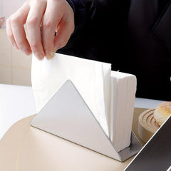 Modern Triangle Napkin Holder Stand for Car and Tabletop