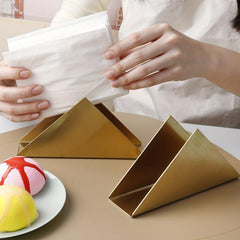 Modern Triangle Napkin Holder Stand for Car and Tabletop