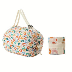 Reusable Shopping Bag Waterproof Grocery Tote Foldable Oxford Fabric