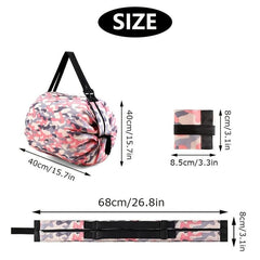 Reusable Shopping Bag Waterproof Grocery Tote Foldable Oxford Fabric