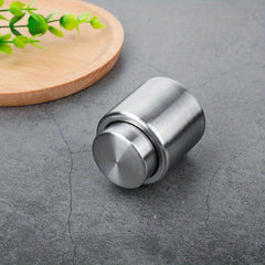 2pcs Stainless Steel Red Wine Stopper Press Type Kitchen Storage