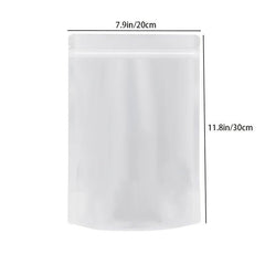 20pcs Translucent Self Sealing Bags for Dried Fruit and Snacks