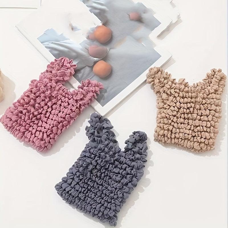 Magic Stretch Bag Pleated Bag Large Capacity Portable Foldable Handheld Reusable