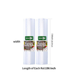 1pc Vacuum Sealer Rolls Commercial Plastic Food Vac Storage & Seal Bag Roll