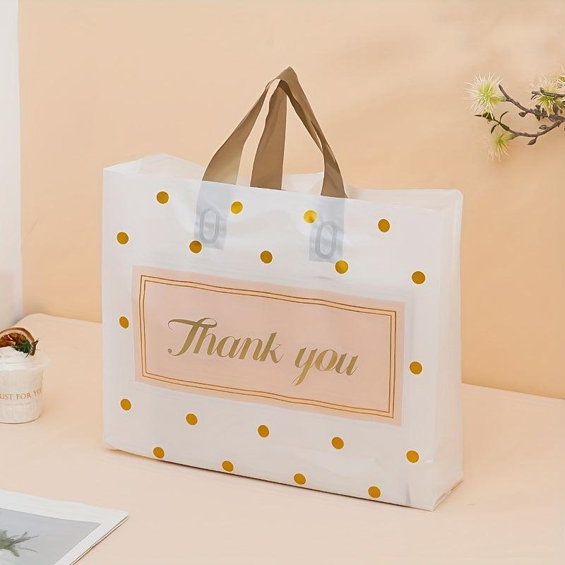50 Thank You Bags Shopping Bags Plastic Boutique Bags