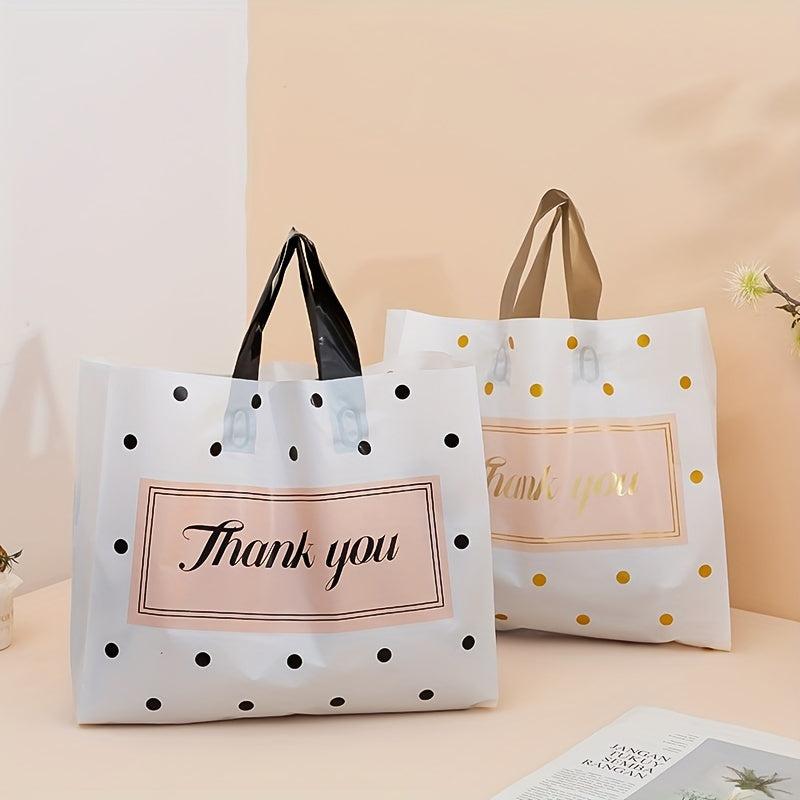 50 Thank You Bags Shopping Bags Plastic Boutique Bags