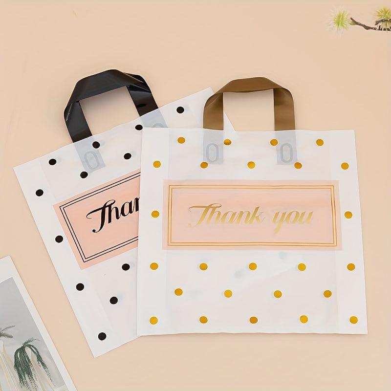 50 Thank You Bags Shopping Bags Plastic Boutique Bags