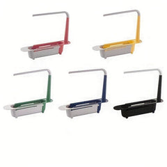 Retractable Drain Rack Punching Sink Storage Kitchen Organizer