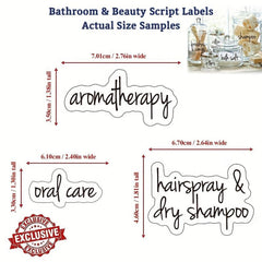 Bathroom Labels 149 Pcs Organization Stickers