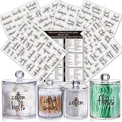 Bathroom Labels 149 Pcs Organization Stickers