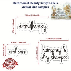 Bathroom Labels 149 Pcs Organization Stickers