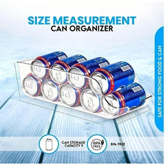 3pcs PET Multifunctional Soda Dispenser Beverage Rack for Refrigerators Freezer