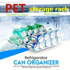 3pcs PET Multifunctional Soda Dispenser Beverage Rack for Refrigerators Freezer